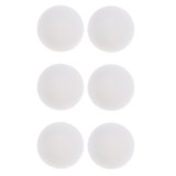 Set 6 Mingi Pentru Tenis De Masa, 40mm, Albe