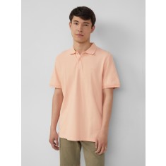 s.Oliver Tricou polo barbati, Regular fit din bumbac, Portocaliu deschis, S