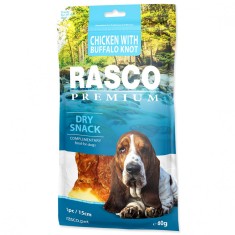 Rasco Premium Gustare uscata de pui cu nod de bizon 80 g foto