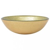 Cumpara ieftin Chiuveta din sticla securizata, 42 cm, auriu
