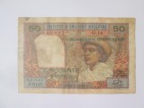 Rară! Republica Malgașă/Madagascar 50 Francs 1969,bancnota din imagini la cel mai mic preț