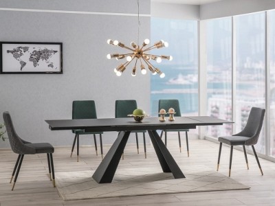 Masa Dark extensibila 160 cm-240 cm/90 l/ 76 h foto