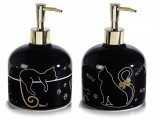 Cumpara ieftin Set 2 dispensere ceramica cu sapun lichid Gardenia &Oslash; 10,5 cm x 16 H,2 x 500 ml
