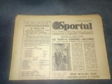 ZIARUL SPORTUL 26 DECEMBRIE 1981 PRIMII ZECE SPORTIVI AI ANULUI 1981