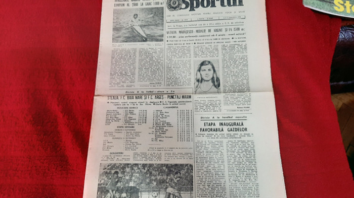 Ziar Sportul 4 09 1978