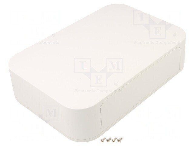 Carcasă ABS Albă cu Panou IP40 240x165x60mm