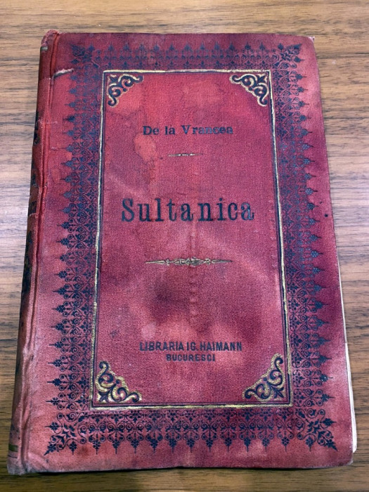 Barbu Delavrancea - Sultanica - prima editie 1885 - coperta originala