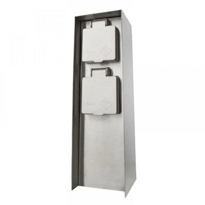 Priza pentru exterior Philips myGarden Rock, cu pin de impamantare,IP44 foto