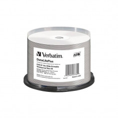 Mediu optic Verbatim DVD-R AZO 4.7GB GLOSSY PRINTABLE WATERPROOF SURFACE foto