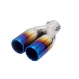 Ornament Toba Automax Cromat Dublu 225x133x57mm, intrare 38mm, diametru iesiri 63mm