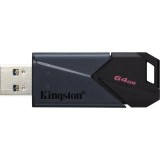 Cumpara ieftin Memorie USB Kingston DataTraveler Exodia Onyx 64GB, USB 3.2 Gen 1, Negru