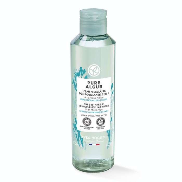 Apă micelară demachiantă 2 &icirc;n 1 Pure Algue (Yves Rocher)