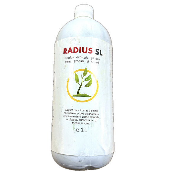 Radius SL 1 L, dezinfectant ecologic pentru sere, gradini, solarii