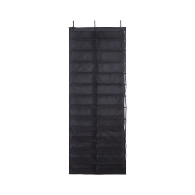 Organizator pantofi Spaceo, 59 x 15.2 x 160 cm, poliester, 13 perechi, suspendat, Negru foto