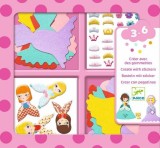 Cumpara ieftin Djeco Colaje Fetru Z&acirc;ne - Joc Creativ, 3-6 Ani, Joc Artă și Creație, Non-Toxic, Dezvoltare Copii