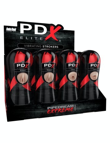 Masturbator Pipedream Extreme Elite Vibrating Stroker Display