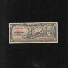 Cuba 10 pesos 1958 seria583878