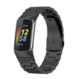 Cumpara ieftin Curea metalica Edman 3Z pentru Fitbit Charge 5, Negru