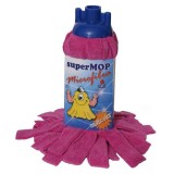 Rezerva mop microfibra Supermop, 30 x 30 cm, diverse culori