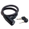 Lacat antifurt pentru bicicleta, cablu din otel acoperit in PVC 12x650mm + 2 chei GartenVIP DiyLine, Richmann