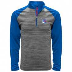 New York Rangers hanorac de bărbați grey Vandal Quarter Zip Midlayer - S