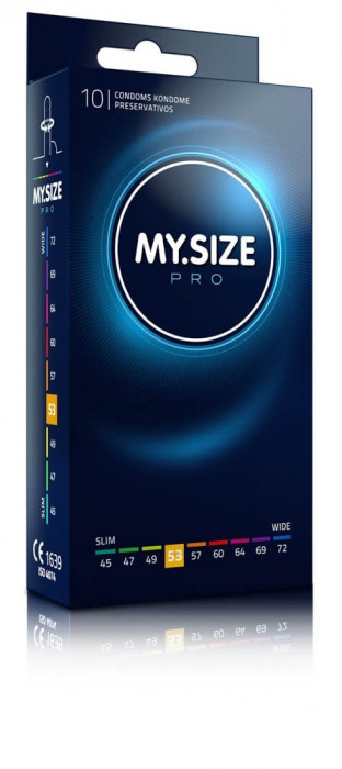 Prezervative My Size Pro Diametru 53 mm (10 Buc.)
