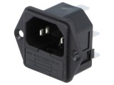 Conector de Alimentare AC 10A 250V Soclu Tată IEC 60320