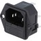 Conector AC 10A 250V IEC 60320