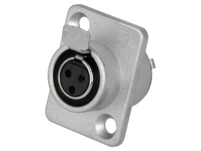 Conector XLR mini mamă 3 pini foto