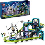 LEGO&reg; City - Parc cu roller-coaster Lumea Robotilor 60421, 986 piese