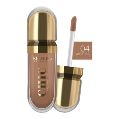 Ruj lichid Chic nr 4 Mocha, Revers, 7,5 ml foto