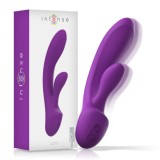 INTENSE - LUIGI RABBIT VIBRATOR LIQUID SILICONE PURPLE, INTENSE FUN
