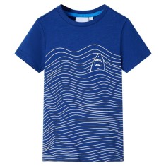 Tricou pentru copii, albastru &amp;icirc;nchis, 128 foto
