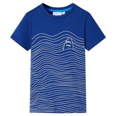 Tricou pentru copii, albastru &amp;icirc;nchis, 128 foto