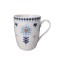 Cana EP3707, portelan, alb + albastru, 300 ml
