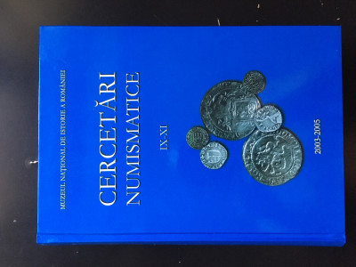 Cercetari numismatice IX-XI foto