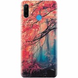 Husa silicon pentru Huawei P30 Lite, Morning Fog Inest Nature