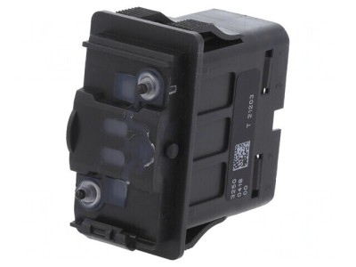 Rocker Switch ON-OFF-ON 10A 12VDC Black foto