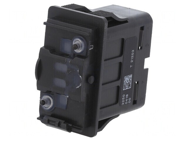 Rocker Switch ON-OFF-ON 10A 12VDC Black