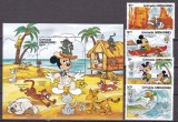 Grenada Grenadines 1985 Disney Twain MI 721-724 + bl. 101 MNH