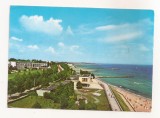 RF130 - Carte Postala -Eforie Nord. Faleza si plaja, circulata 1969