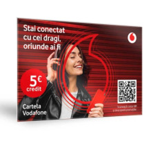 Cartela Vodafone 5 &amp;euro; credit 28 zile foto