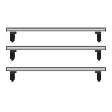 Bare transversale Renault Master II, model 1997-2010, L2,L3 - H2,H3, aluminiu, Menabo Professional