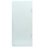 vidaXL Paravan intimitate pisoar de perete 90x40 cm sticlă securizată