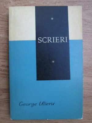 George Ulieru - Scrieri foto