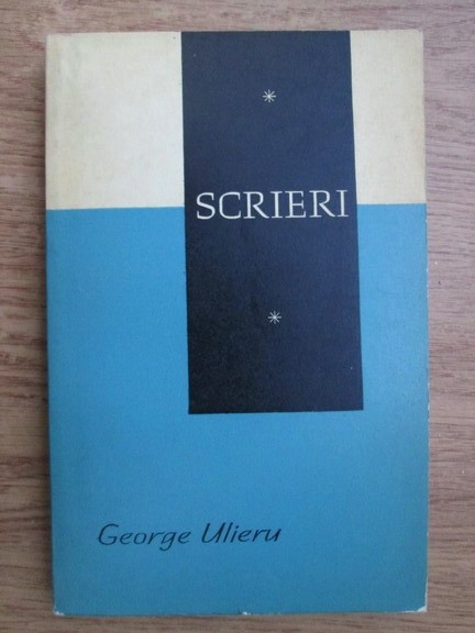 George Ulieru - Scrieri