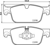 BREMBO P 86 028 PRIME LINE set placute frana,frana disc