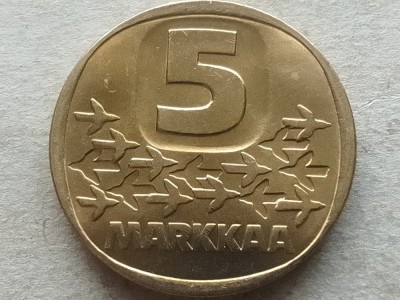 FINLANDA-5 MARKKAA 1983 foto