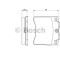 Set placute frana,frana disc VW TRANSPORTER IV bus (70XB, 70XC, 7DB, 7DW, 7DK) (1990 - 2003) BOSCH 0 986 460 954