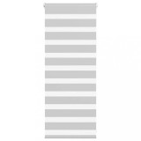 vidaXL Jaluzea tip zebra gri deschis lățime țesătură 50,9 cm poliester